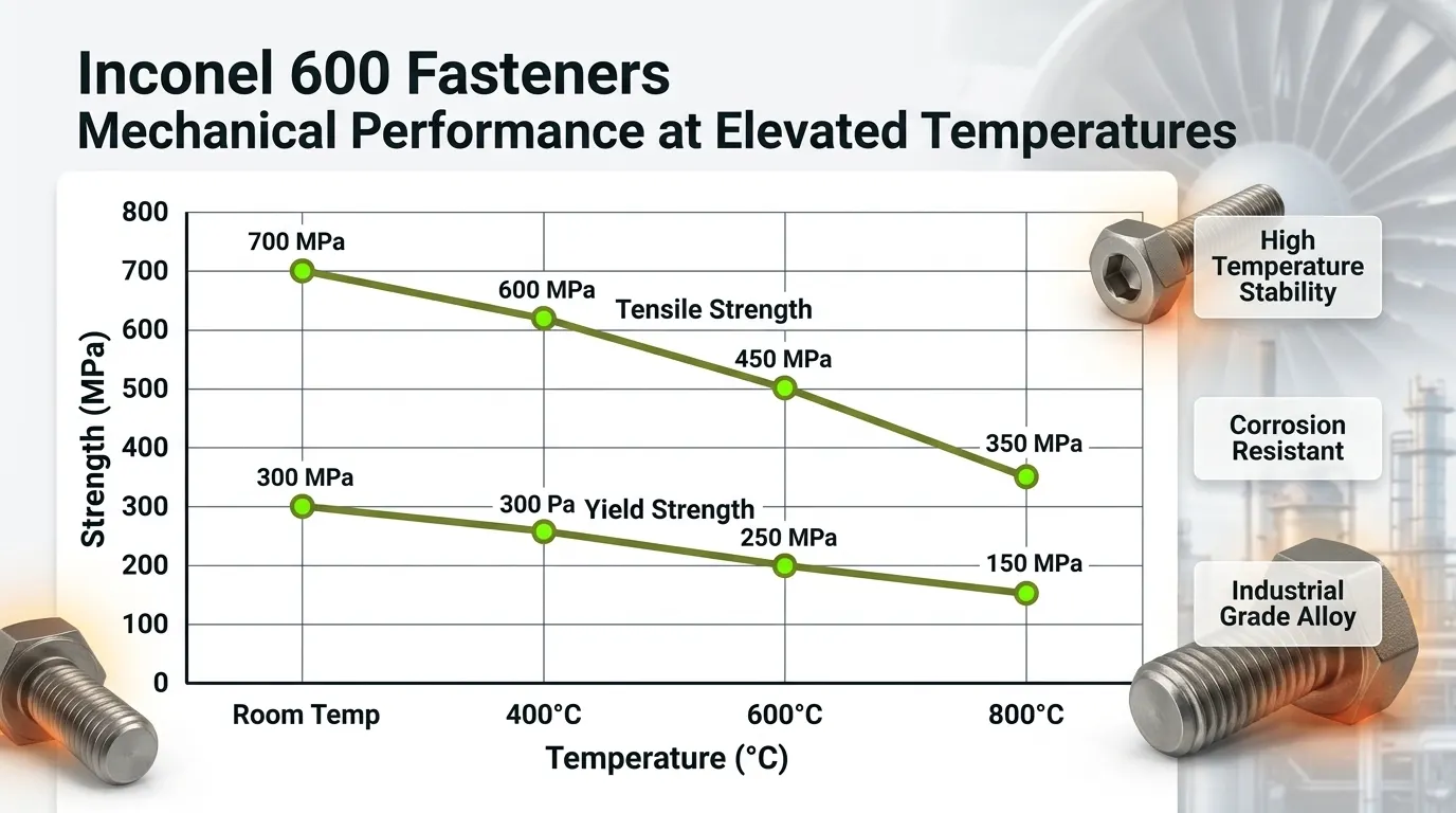 Inconel 600 fasteners suppliers and exporters by Aurum Overseas showing oxidation resistance, scaling resistance, thermal stability, ASTM compliance and furnace applications