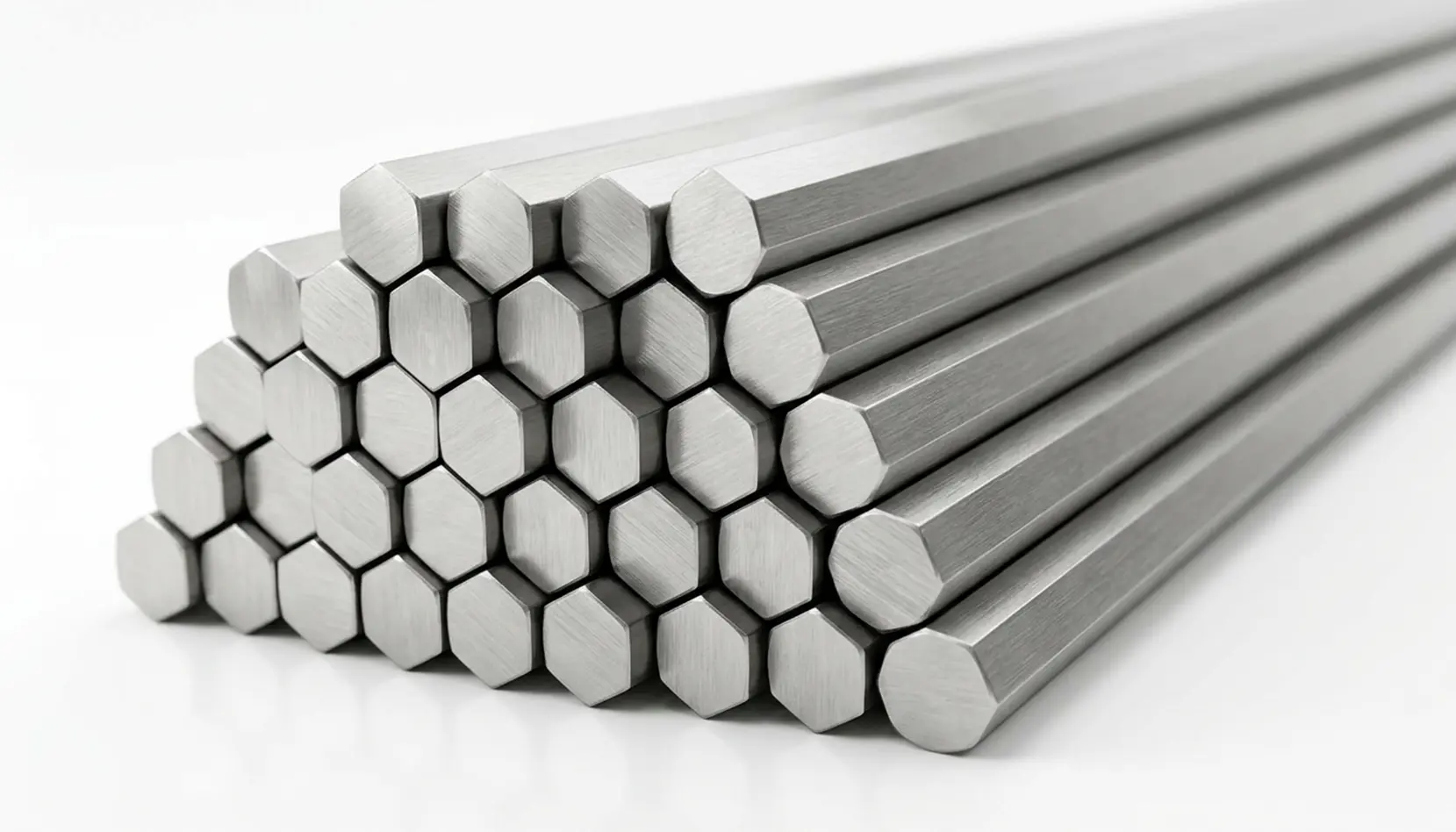 Precision cold-drawn Hastelloy B2 and B3 UNS N10665 UNS N10675 Bright Hex Bars stacked in inventory