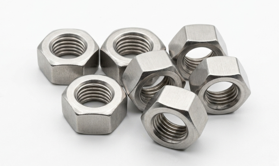 Monel 500 K-500 nuts in UNS N05500 for high-strength corrosion-resistant industrial fastening applications