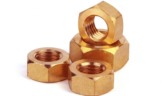Copper Nickel 90/10 and 70/30 nuts for marine and corrosion-resistant industrial fastening applications