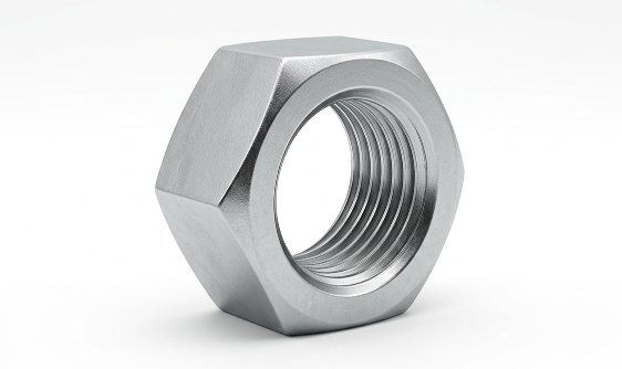 Close-up of Aurum Overseas heat-resistant stainless steel 310, 310S, and 310H nuts, precision-engineered for superior oxidation resistance and mechanical stability in industrial furnaces, petrochemical processing, and high-temperature thermal power systems.