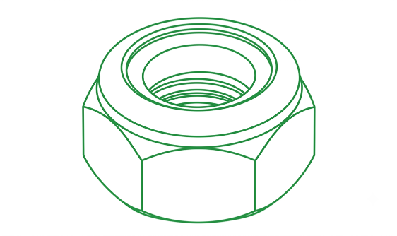 Monel 400 Lock Nuts