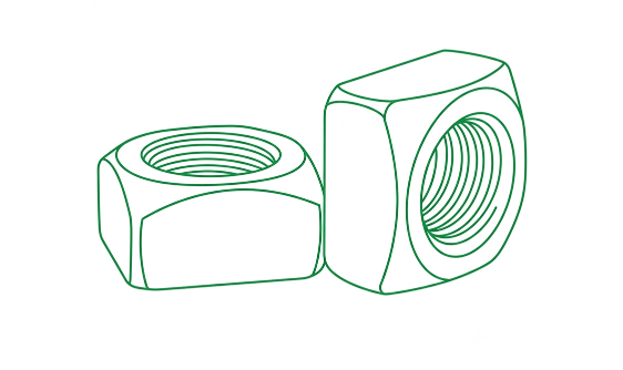 Monel 400 Square Nuts