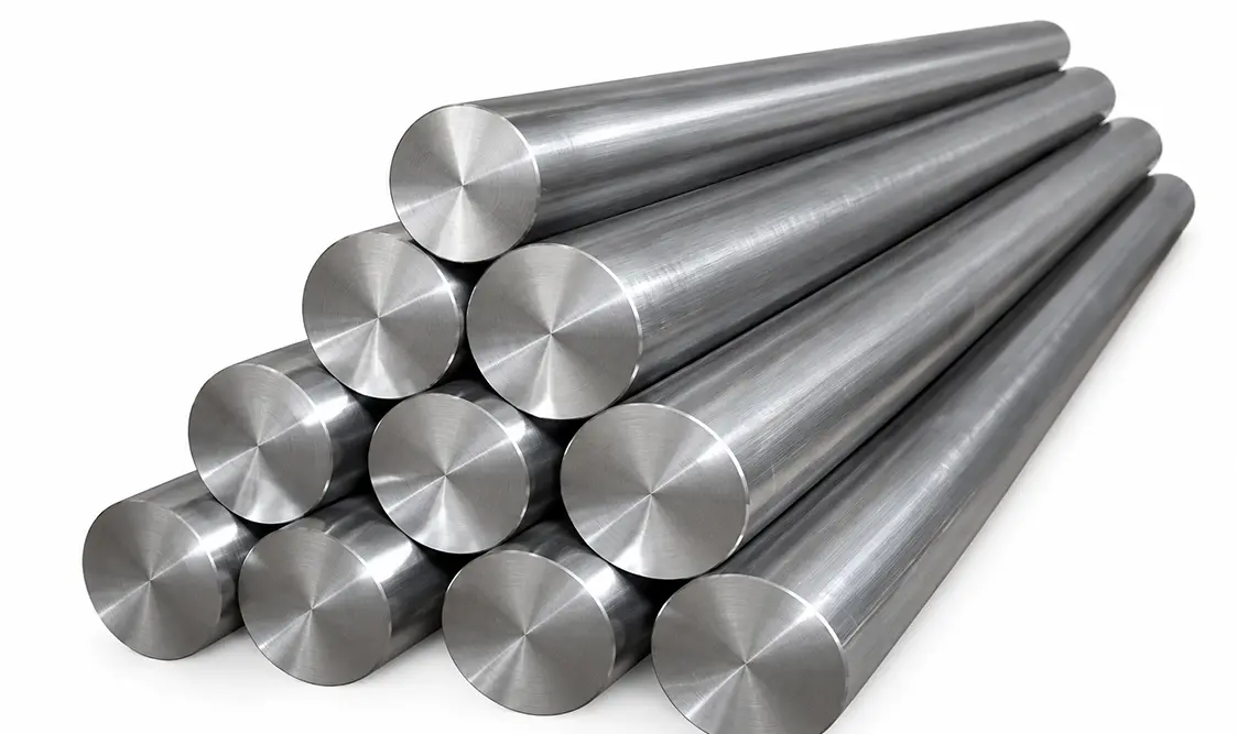 High nitrogen Duplex Steel S32205 F60 round bars for chemical processing and marine pumps