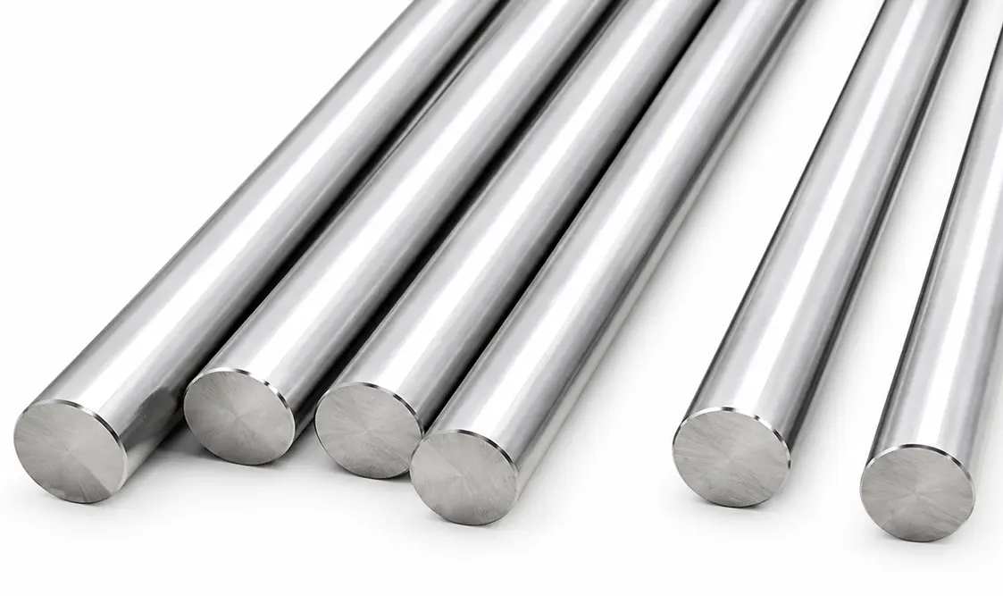 Monel K500 UNS N05500 age-hardened round bars for oilfield drill collars and marine pump shafts