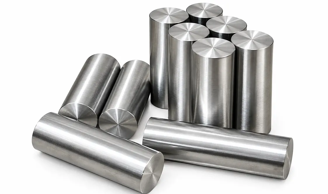 Certified ASTM A276 and ASTM A479 stainless steel round bars stocked for pressure vessel and structural machining applications
