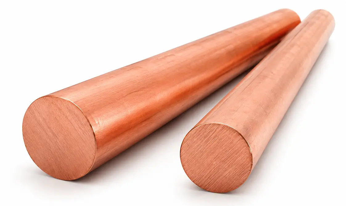 UNS C70600 and UNS C71500 copper nickel round bars for marine heat exchangers and seawater valves