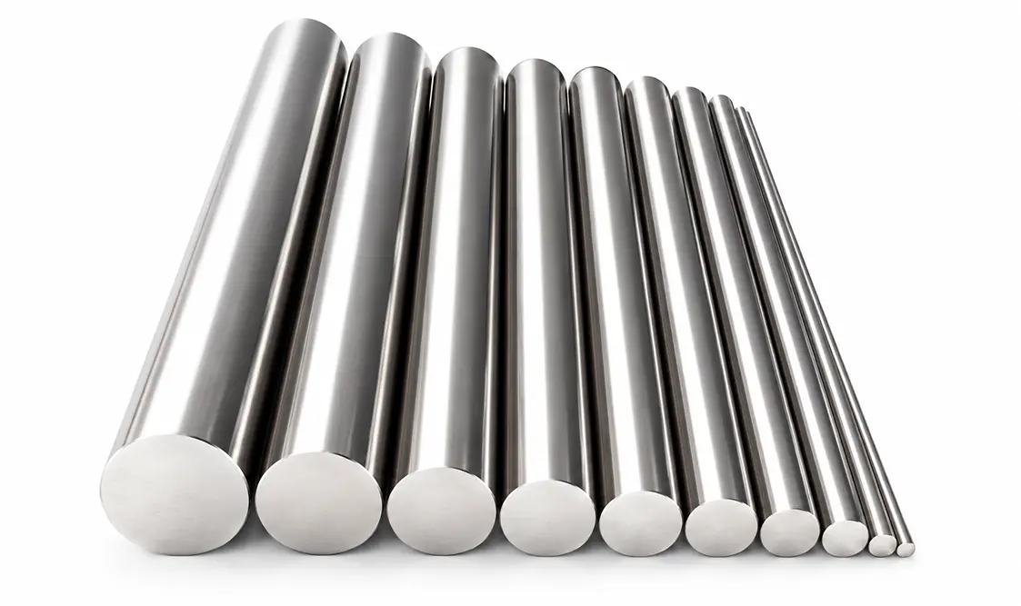 Solution-treated and precipitation-hardened Waspalloy bar stock ready for export dispatch