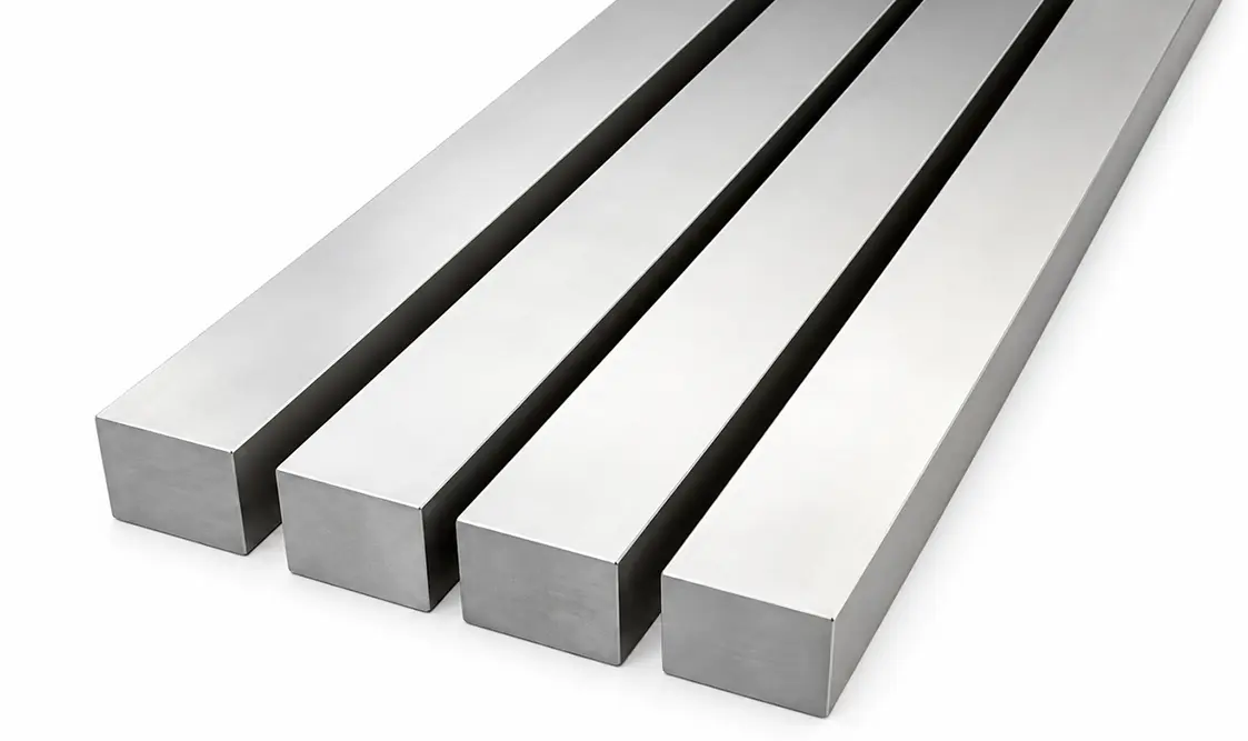 Solution-treated and precipitation-hardened Waspalloy bar stock ready for export dispatch