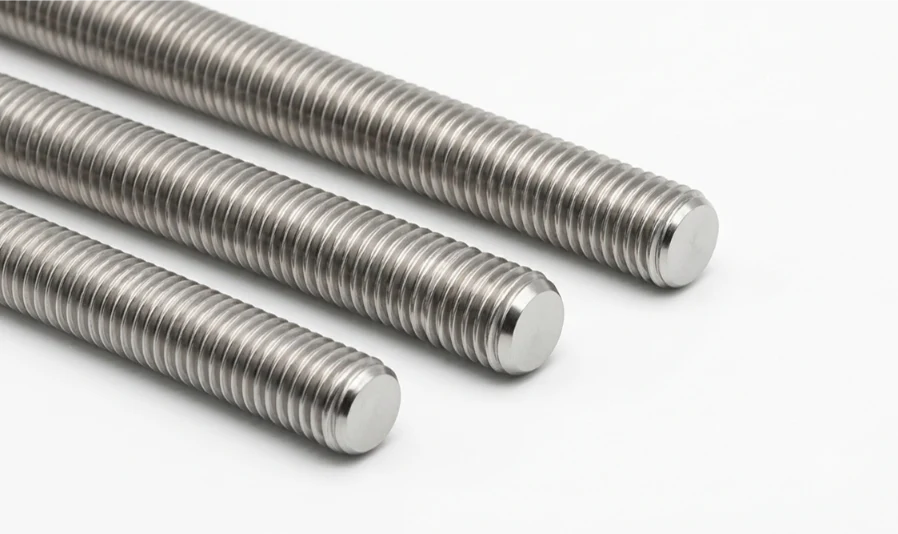 ASTM B574 UNS N10276 Hastelloy C276 Threaded Bars stacked in export warehouse