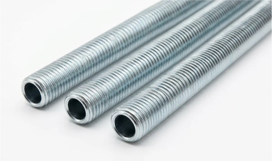 ASTM B408 Incoloy 800 800H 800HT Threaded Bars stacked in export facility